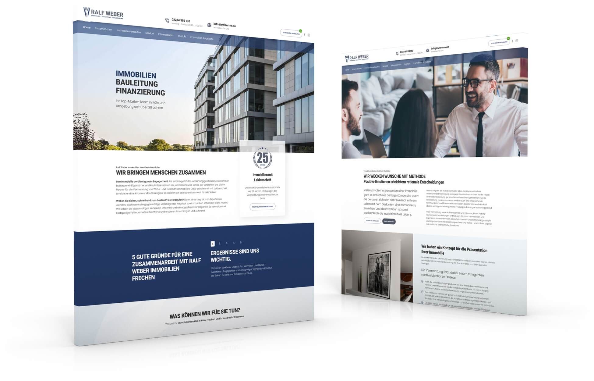Webdesign für Immobilienmakler